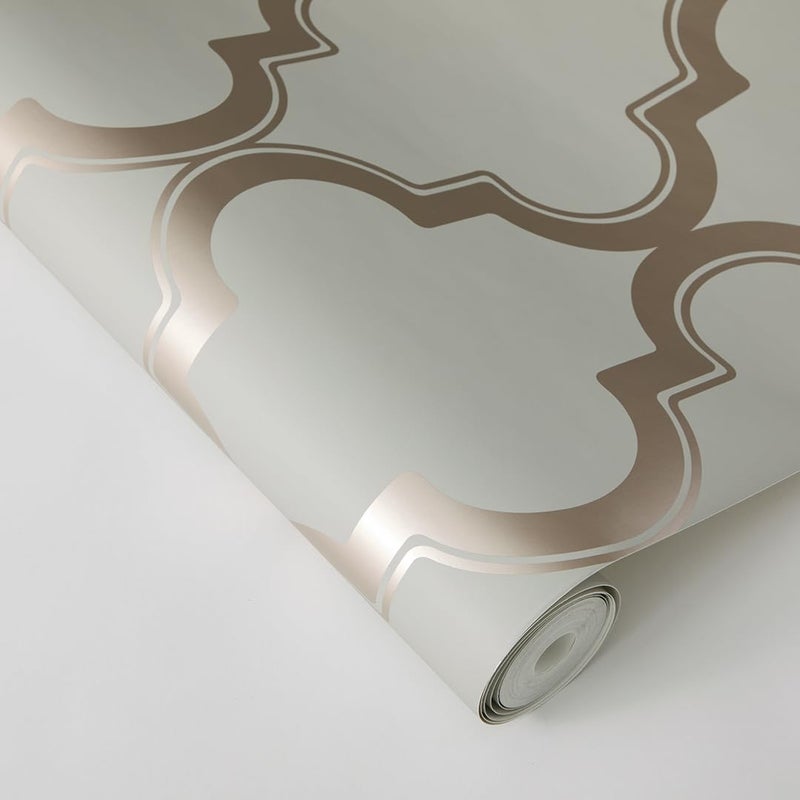Tempaper Midnight & Metallic Gold Marrakesh Removable Peel and Stick Wallpaper, 20.5 in X 16.5 ft, Made in the USA - Image 3